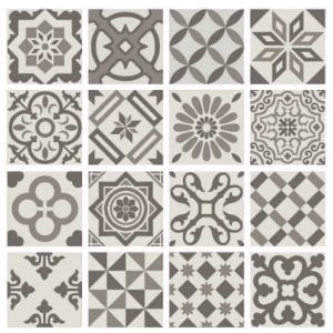 ANTIGUA DECORADOS GRIS-16 MODELOS
