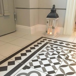 Azulejo HidAzulejo Hidraulico para suelo Antigua 20×20 GRISraulico para suelo Antigua 20×20 GRIS
