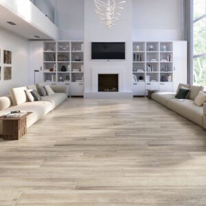 azulejo porcelánico imitación madera ALAPLANA Ambiente Cleveland Taupe 23×120