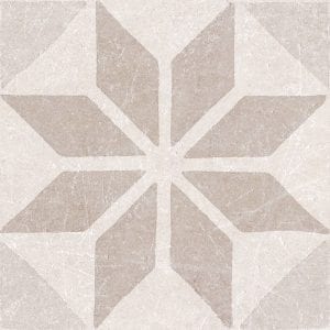 DECOR STAR IVORY 20X20