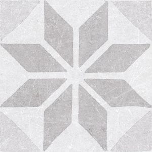 DECOR STAR WHITE 20X20