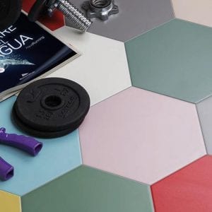 Azulejos Hexagonales Serie BASIC HEX para suelos y paredes