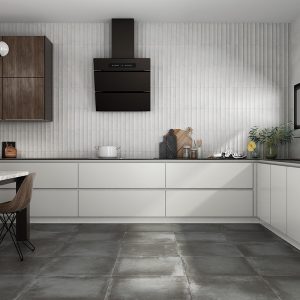 Azulejo de Cocina Lecco Grafito mate 60×60