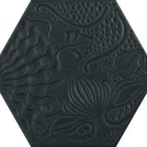 Guadi Black Hex 25 Hexagonal Variedad 1 22×25