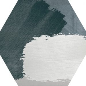Hex 25 Rothko Mix Grey Variedad 3 Hexagonal 22×25