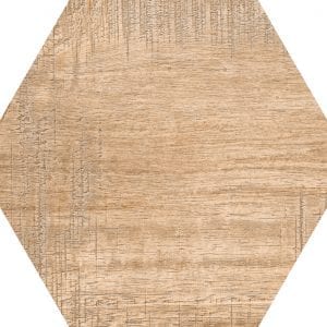 Hex 25 Sawnwood Brown Variedad 4 Hexagonal 22×25