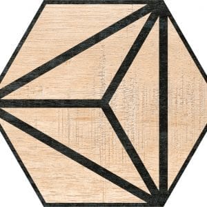 Hex 25 Tribeca Beige Hexagonal Variedad 2 22×25