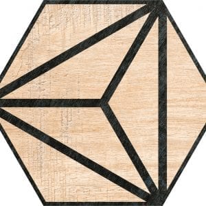 Hex 25 Tribeca Beige Hexagonal Variedad 3 22×25