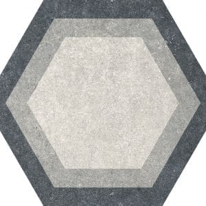 Traffic Combi Grey Mix Hexagonal Variedad 1 22×25