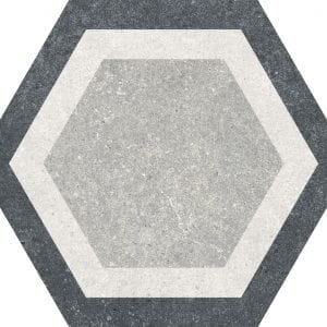 Traffic Combi Grey Mix Hexagonal Variedad 4 22×25