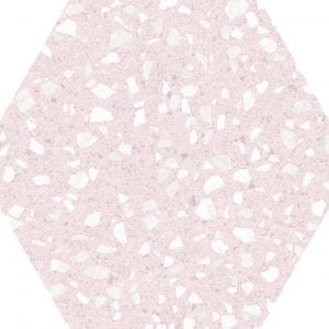 Venice Pink Hex25 Hexagonal Variedad 3 22×25