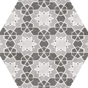 Vintage Mix Hexagonal Variedad 4 22×25