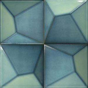 Vertex Line Turquoise 15×15