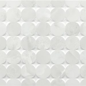 Bibury Mosaic Grey Brillo 33,3×90 Rectificado – pasta blanca