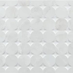 Bibury Mosaic White Brillo 33,3×90 Rectificado – pasta blanca