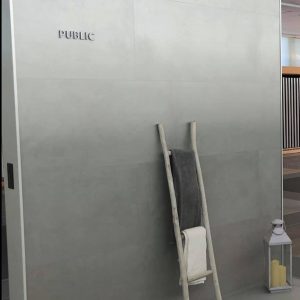 azulejo porcelánico imitación cemento Public Grey