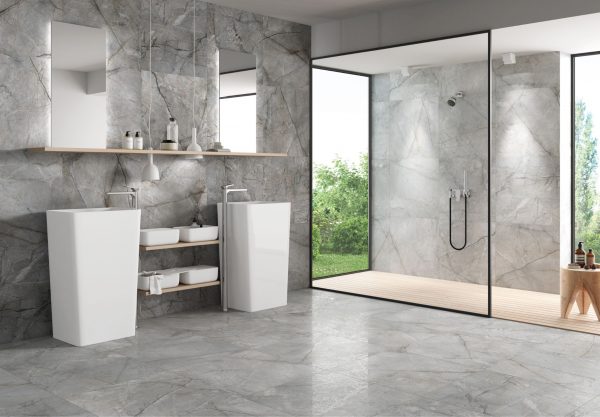 Azulejos para baño Codicer Velvet silver 33×66