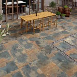 Azjulejo para exterior SHENANDOAH BLACK 60X60