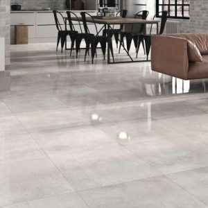 Azulejo Porcelánico Imitacion Cemento Concrete Gris Mate 60×60 amb01