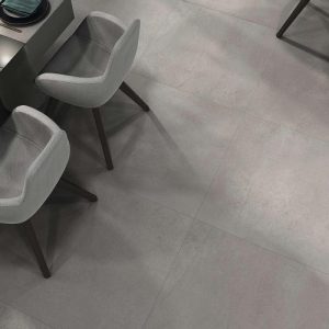 Azulejo Porcelánico Imitacion Cemento Concrete Gris Mate 75x75 amb01