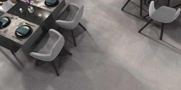 Azulejo Porcelánico Imitacion Cemento Concrete Gris Mate 75×75 amb01