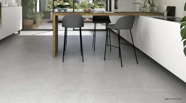 Porcelánico Imitación Cemento TECHSTONE GREY 100X100 CM RC