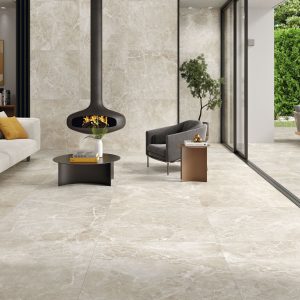 azulejo porcelánico imitación mármol QAMAR CREAM 60X90