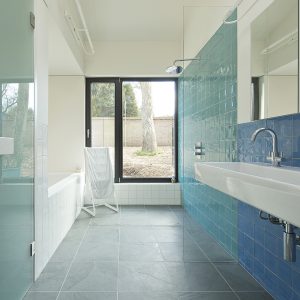 Azulejo tipo Metro Provenza 13×13 para Baños Azules