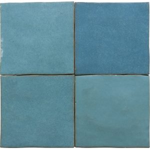 Zelij 10×10 Azul Cielo