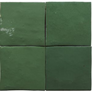 Zelij 10×10 Verde Botella