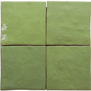 Zelij 10×10 Verde Hierba