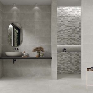 Azulejo Porcelánico Imitación Cemento STN ABM ELEMENTI GREY_PEARL 30X60