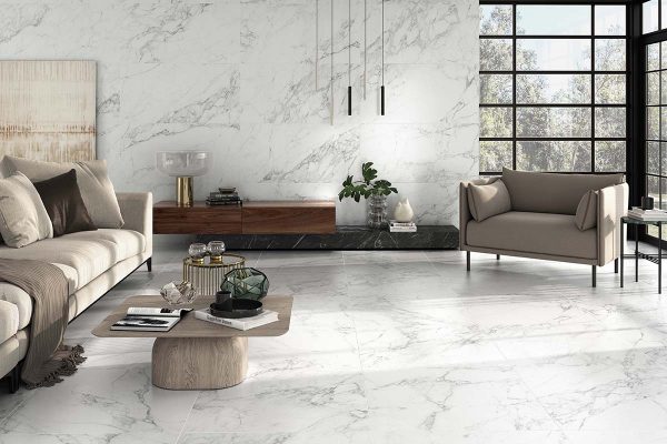 Azulejo Rectificado Imitación Mármol SABINE 60×120+75x75_BAJA