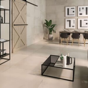 Azulejo Imitación Cemento Materium Avorio Mate 75×75