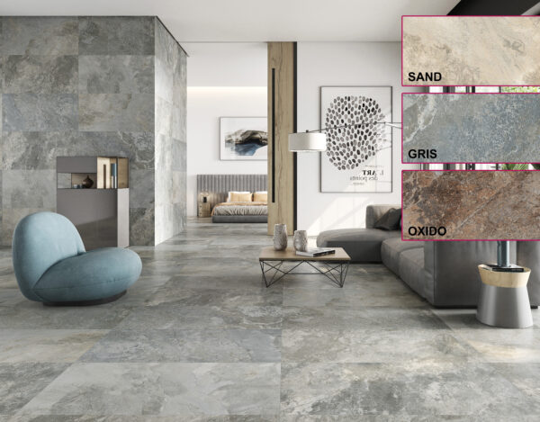 Azulejo Porcelánico Imitación Piedra Ardesia – Halcon