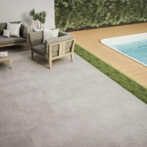 Azulejo Porcelánico Imitación Piedra Dom Antislip Grey 60,5X60,5