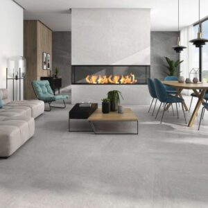 Azulejo Porcelánico Imitación Piedra Kingdom Grey Mate 60X120