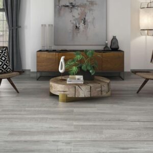 Azulejo en Gres Porcelánico Imitación Madera Baltimore Gris 24X88