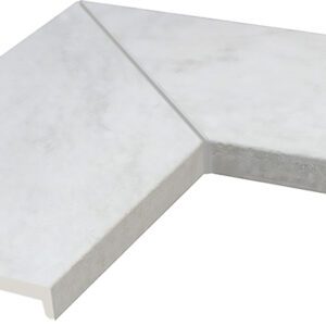 Gresmanc -Cartabon Interior Peldaño Recto 500 62,5×62,5×5 Evolution White