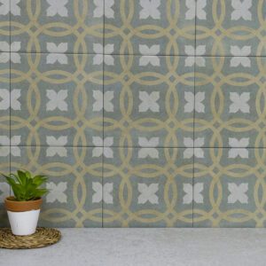 Ambiente Albi – Deco 1 Verde 22,3×22,3 (5)