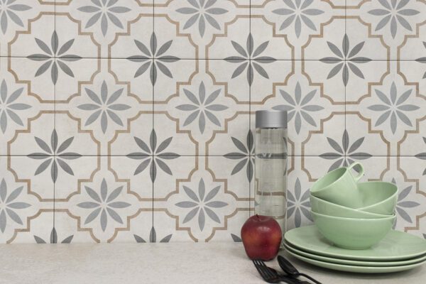 Ambiente Albi – Deco 2 Crema 22,3×22,3 (3)