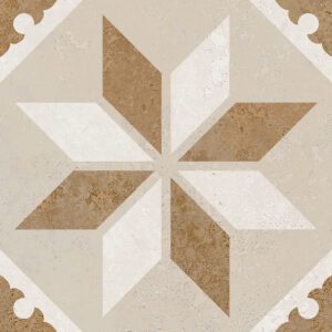 Serie Siena – Deco 2 Beige 22,3×22,3
