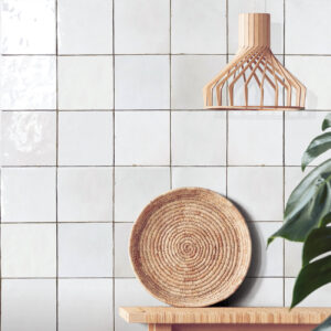 azulejo rustico cocina FEZ WHITE