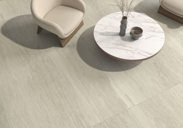 Azulejos imitación mármol Dorset Taupe 120X280 Detalle