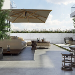 efecto cemento Koncept Nacar 90X90 60X120 20MM Koncept Gris 60X120 20MM