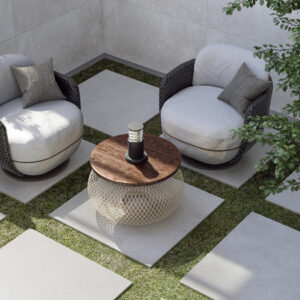 pavimento cemento Koncept Nacar 60X120 90X90 20MM Detalle