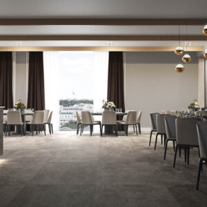 revestimiento cerámico para interior estilo cemento Argile Silver 90X90