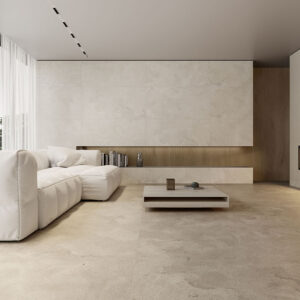 Baldosas imitación piedra Portland Stone Taupe 120X120 Portland Stone Marfil 60X120 Kalon Nature 120X280 Retocada