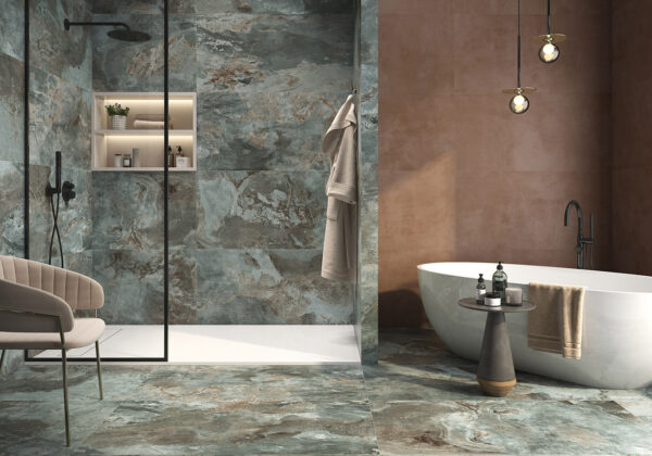 Revestimiento mármol Slate Way Green 60X120 Eleganza Terra 60X120