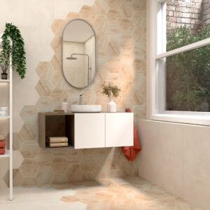 Suelo imitación madera para baño Cr Rovere Honey 19,8X22,8 Eleganza Beige 60X120.jpg